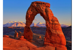 Sundown On Delicate Arch