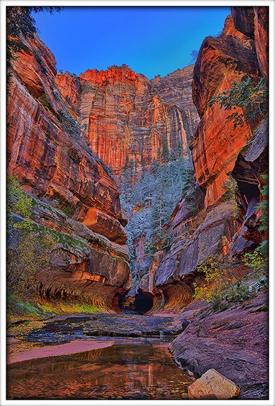 Entrance to the Subway in Zion National Park