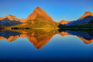 Swiftcurrent Lake Reflections